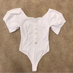Free people body suit/shirt